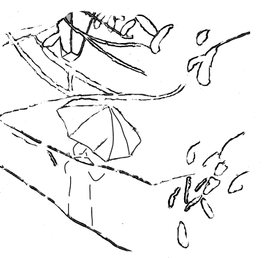 croquis : Les inséparables - Acrylique - 2015